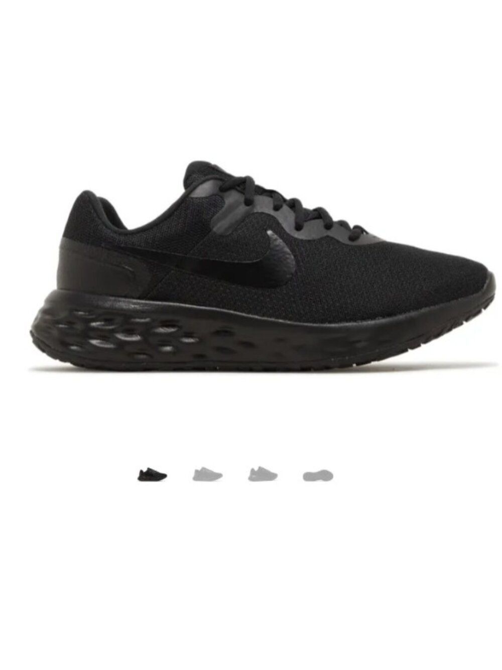 Nike Men's Revolution 6 'Black Dark Smoke Grey' Size 9.5